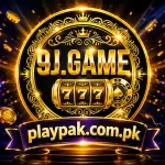 PlayPak 9J Game luxury casino logo design