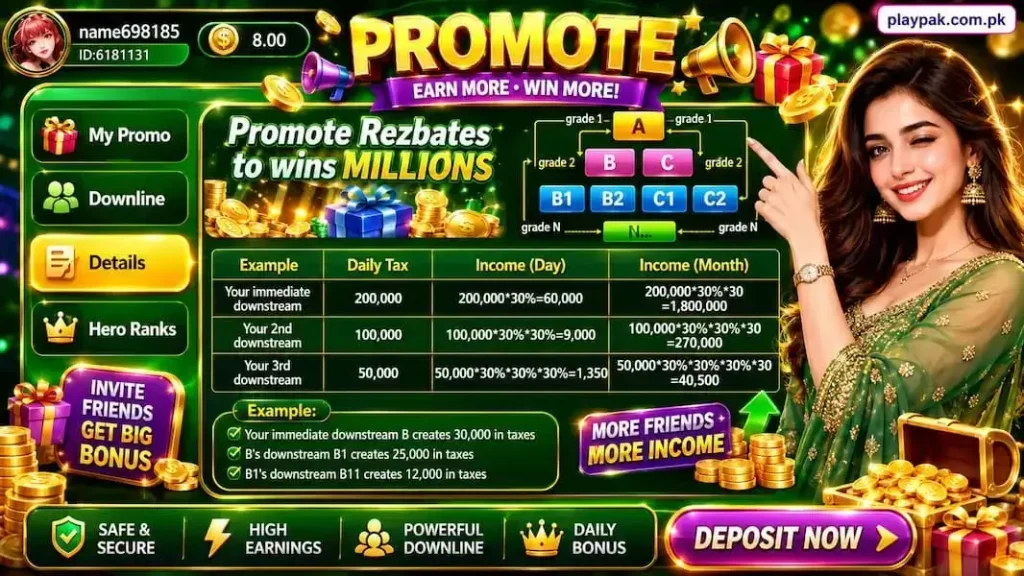 Lucky 866 Promote Bonus System