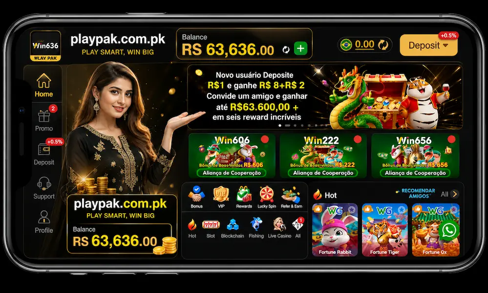Win636 Game app promotion with balance