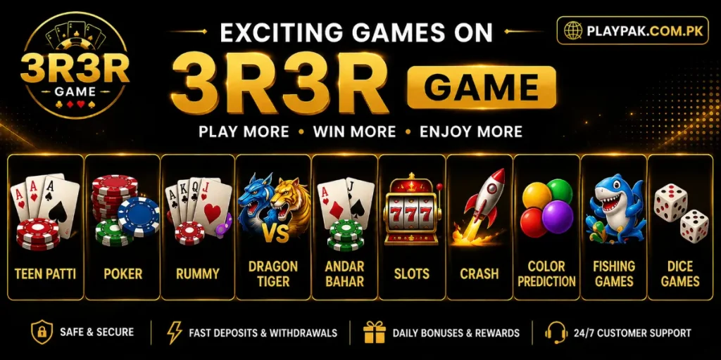 3R3R Game APK popular games banner