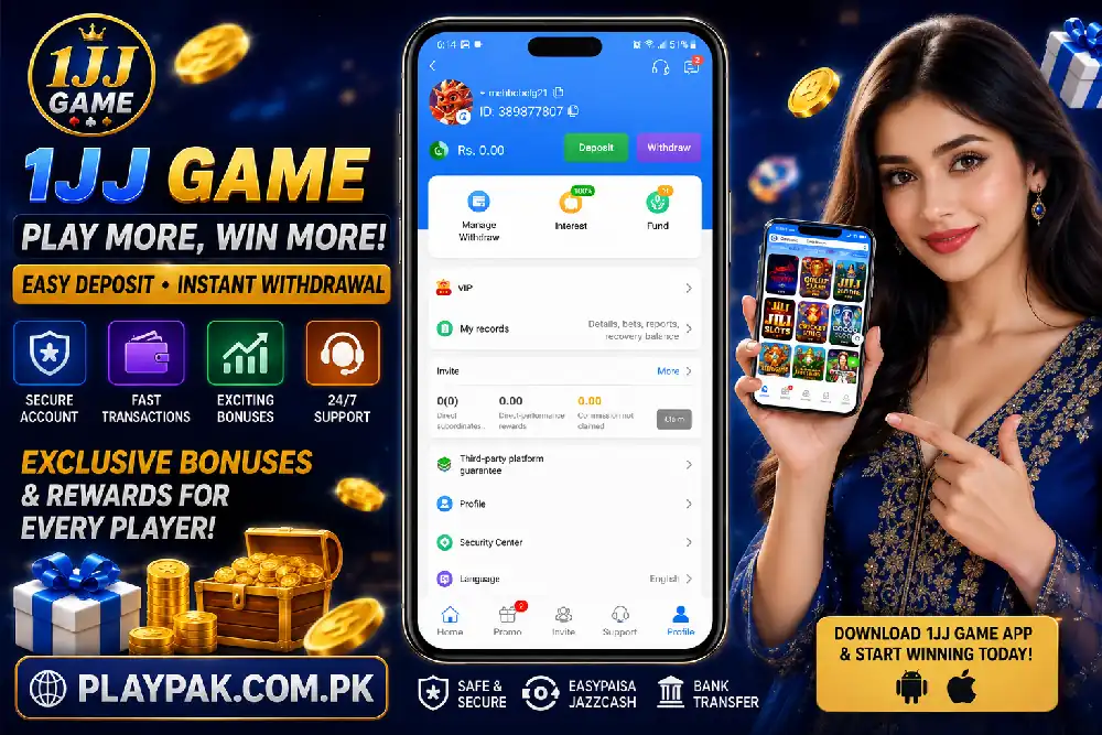 1JJ Game APK promotion banner