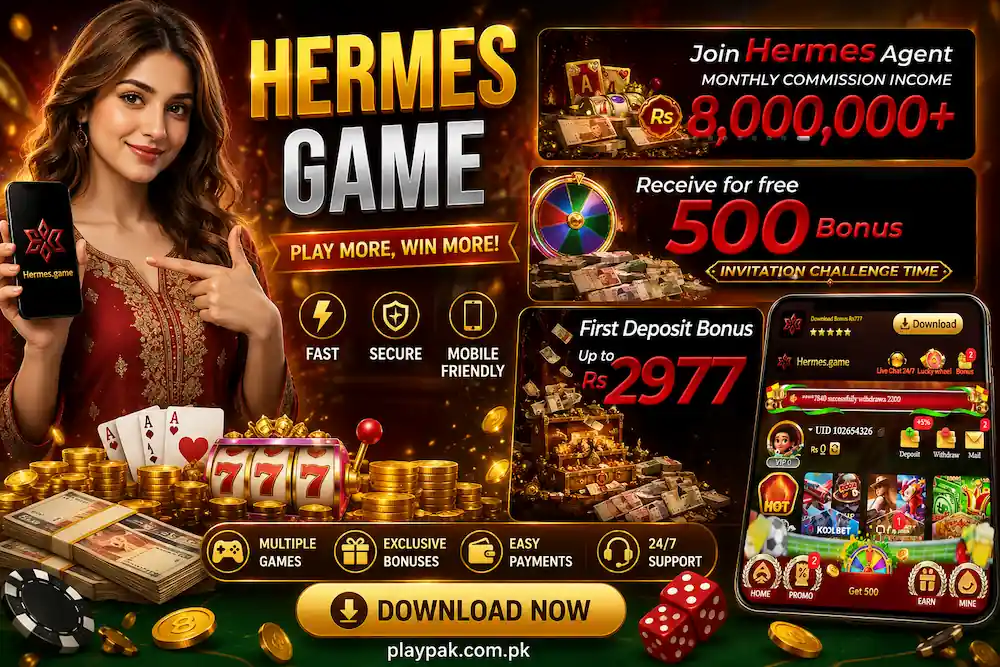 Hermes Game APK Bonus Banner