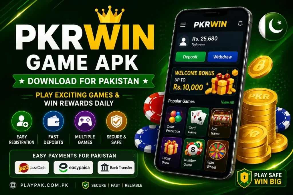 Pkrwin Game APK Pakistan guide