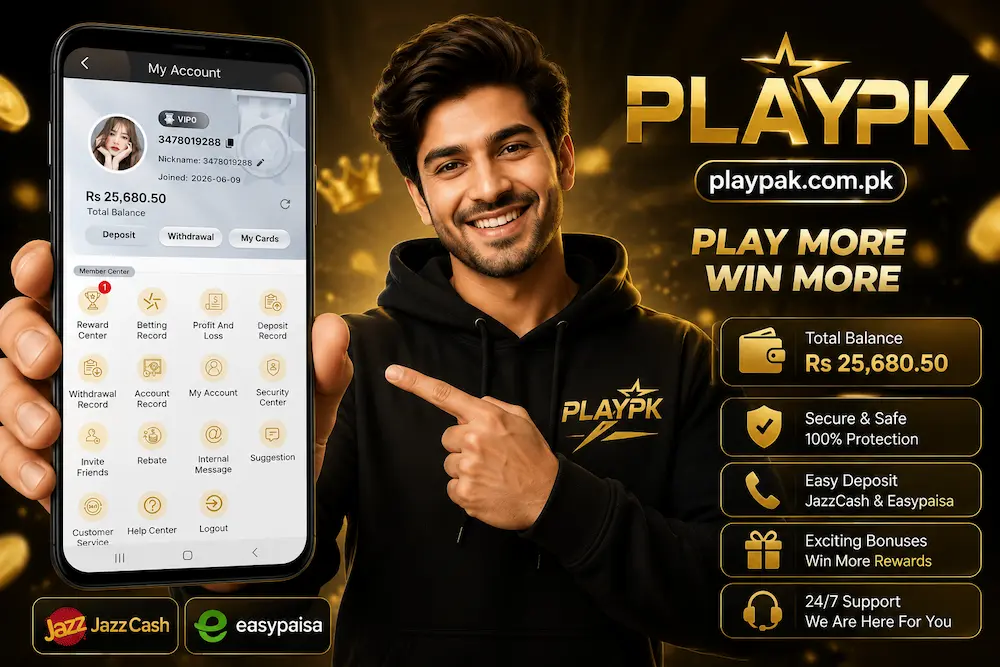 PlayPKR Game App Dashboard