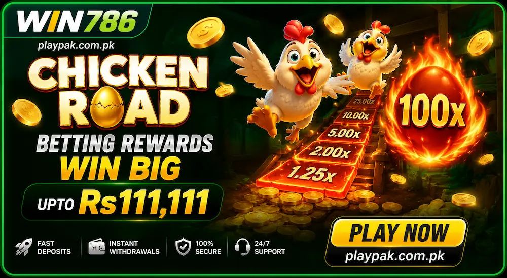 Win786 Chicken Road Banner