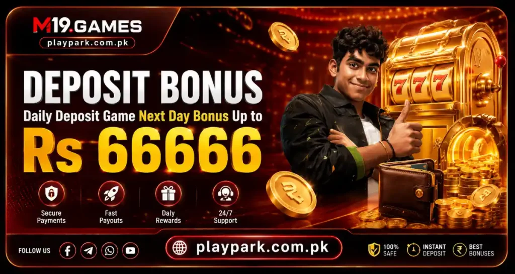 M19 Games deposit bonus banner