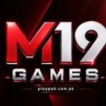 M19 Games logo with branding