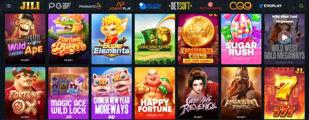 Popular online casino slot games collection